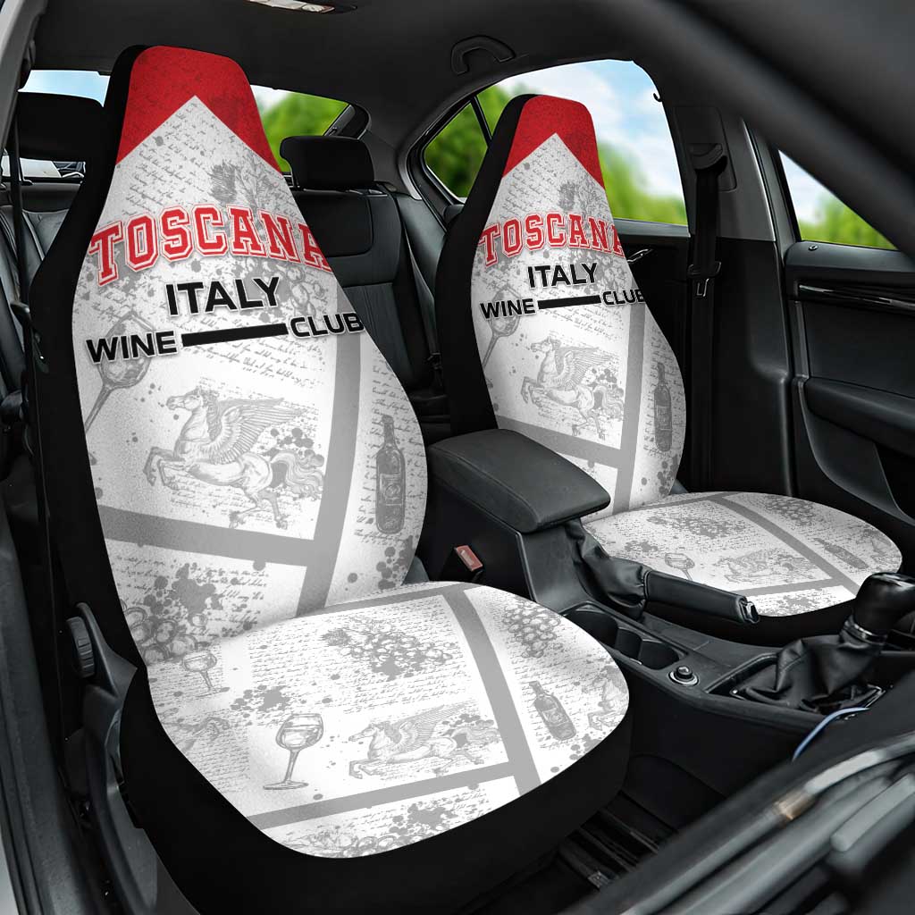 Italy Tuscany Car Seat Cover Toscana Wine Club - Wonder Print Shop