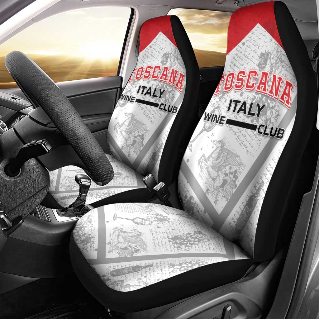 Italy Tuscany Car Seat Cover Toscana Wine Club - Wonder Print Shop