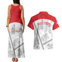 Personalized Italy Tuscany Couples Matching Tank Maxi Dress and Hawaiian Shirt Toscana Wine Club - Wonder Print Shop