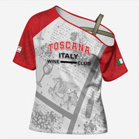 Personalized Italy Tuscany Cross Shoulder Shirt Toscana Wine Club - Wonder Print Shop