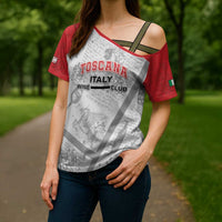 Personalized Italy Tuscany Cross Shoulder Shirt Toscana Wine Club - Wonder Print Shop