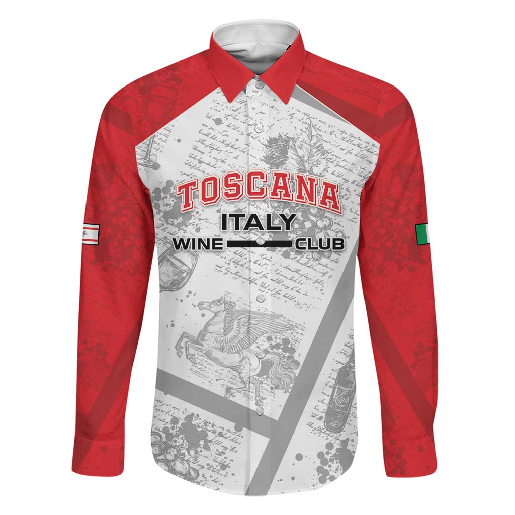 Personalized Italy Tuscany Family Matching Long Sleeve Bodycon Dress and Hawaiian Shirt Toscana Wine Club - Wonder Print Shop