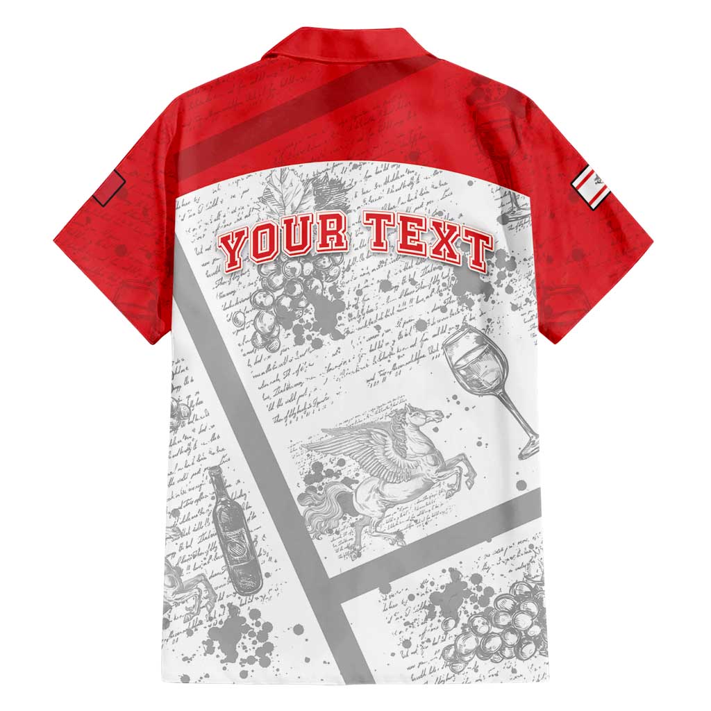 Personalized Italy Tuscany Family Matching Off The Shoulder Long Sleeve Dress and Hawaiian Shirt Toscana Wine Club - Wonder Print Shop