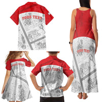 Personalized Italy Tuscany Family Matching Tank Maxi Dress and Hawaiian Shirt Toscana Wine Club - Wonder Print Shop