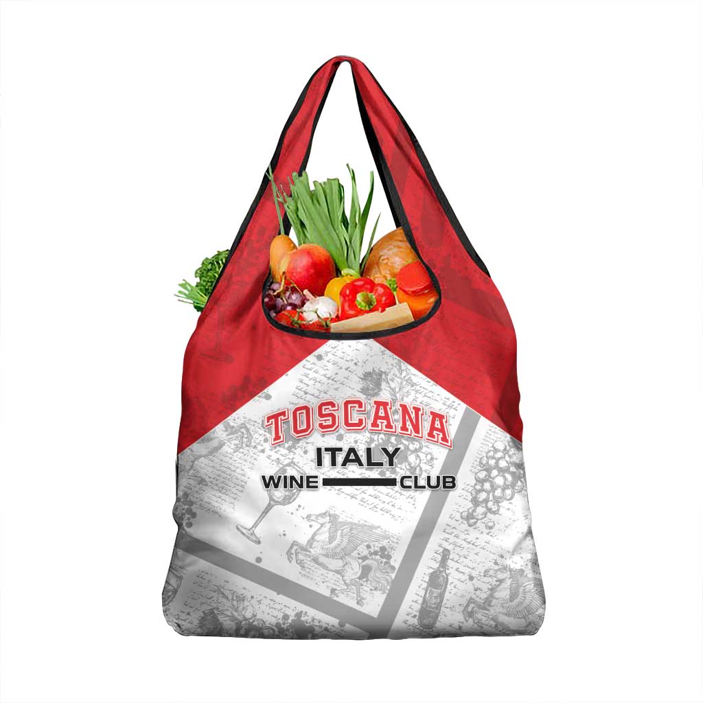 Italy Tuscany Grocery Bag Toscana Wine Club - Wonder Print Shop