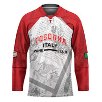 Personalized Italy Tuscany Hockey Jersey Toscana Wine Club - Wonder Print Shop