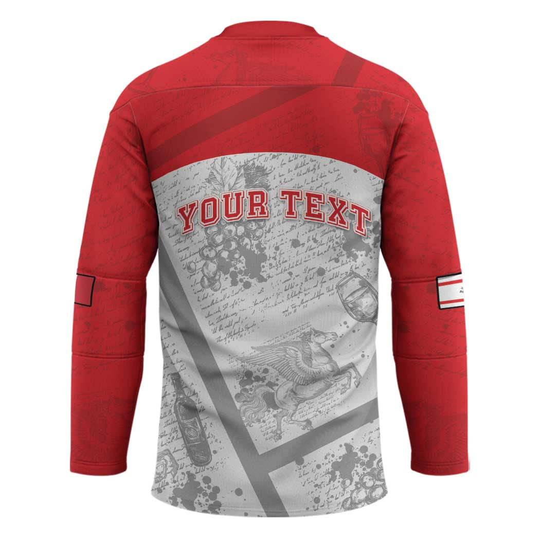 Personalized Italy Tuscany Hockey Jersey Toscana Wine Club - Wonder Print Shop