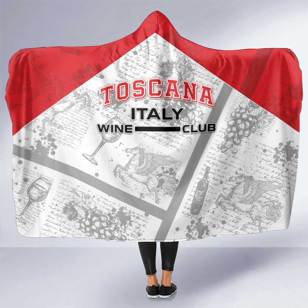 Italy Tuscany Hooded Blanket Toscana Wine Club - Wonder Print Shop