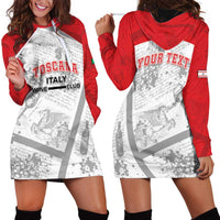 Personalized Italy Tuscany Hoodie Dress Toscana Wine Club - Wonder Print Shop