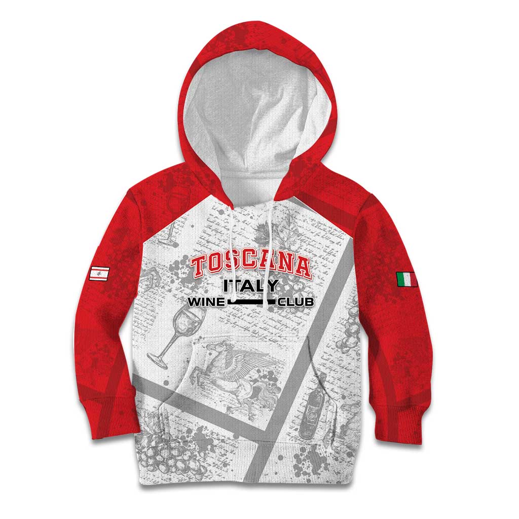 Personalized Italy Tuscany Kid Hoodie Toscana Wine Club - Wonder Print Shop
