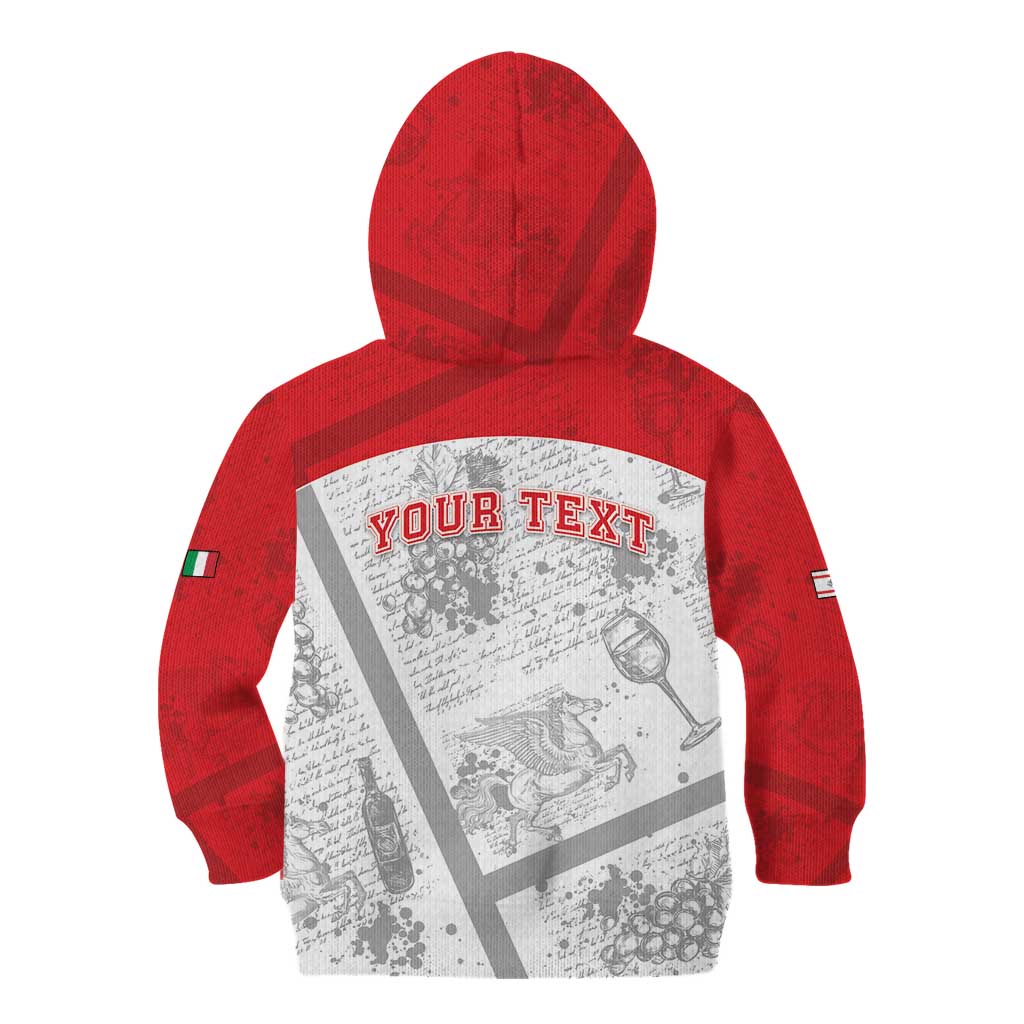 Personalized Italy Tuscany Kid Hoodie Toscana Wine Club - Wonder Print Shop