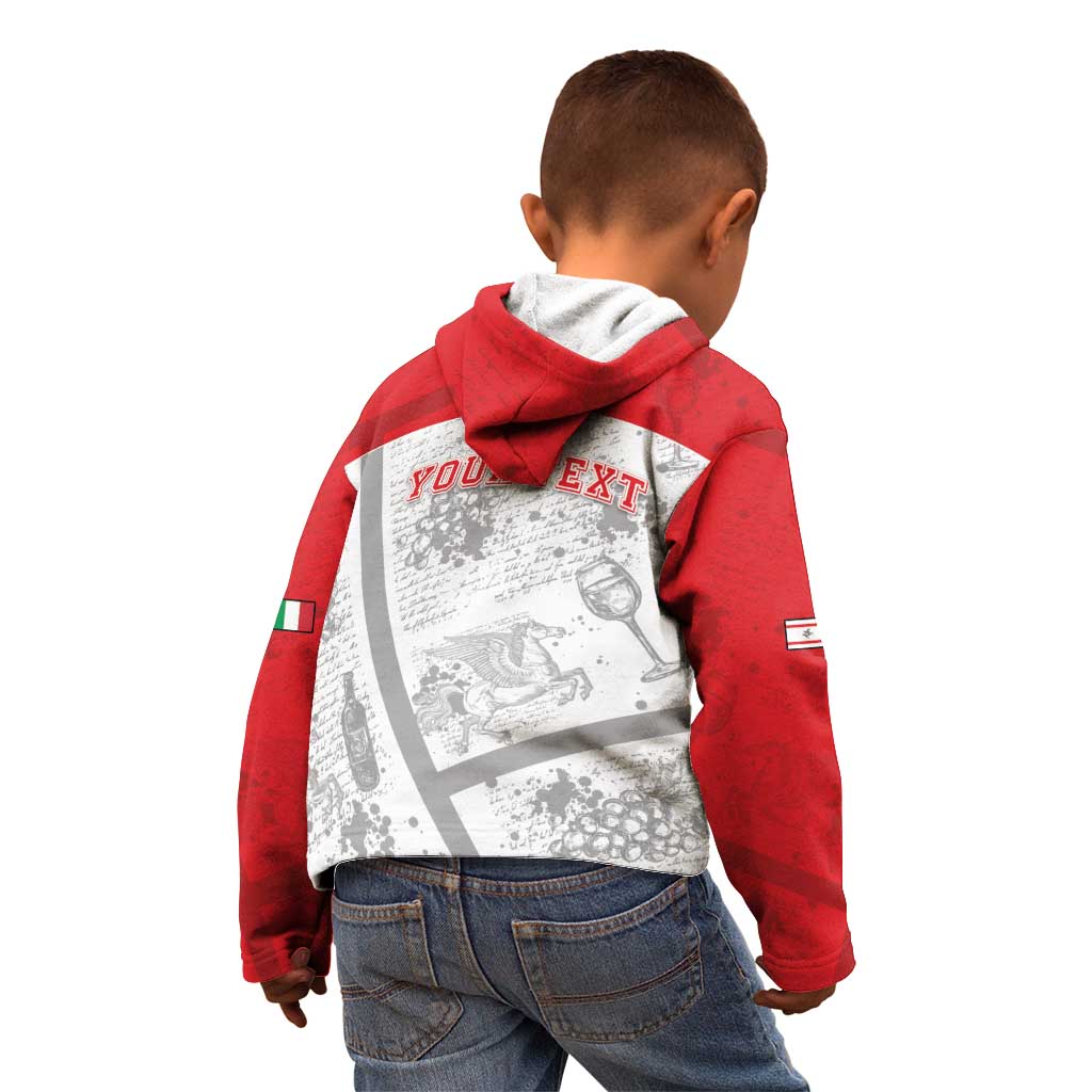 Personalized Italy Tuscany Kid Hoodie Toscana Wine Club - Wonder Print Shop