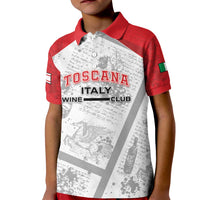 Personalized Italy Tuscany Kid Polo Shirt Toscana Wine Club - Wonder Print Shop