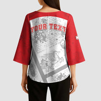 Personalized Italy Tuscany Kimono Sleeve Blouse Toscana Wine Club - Wonder Print Shop