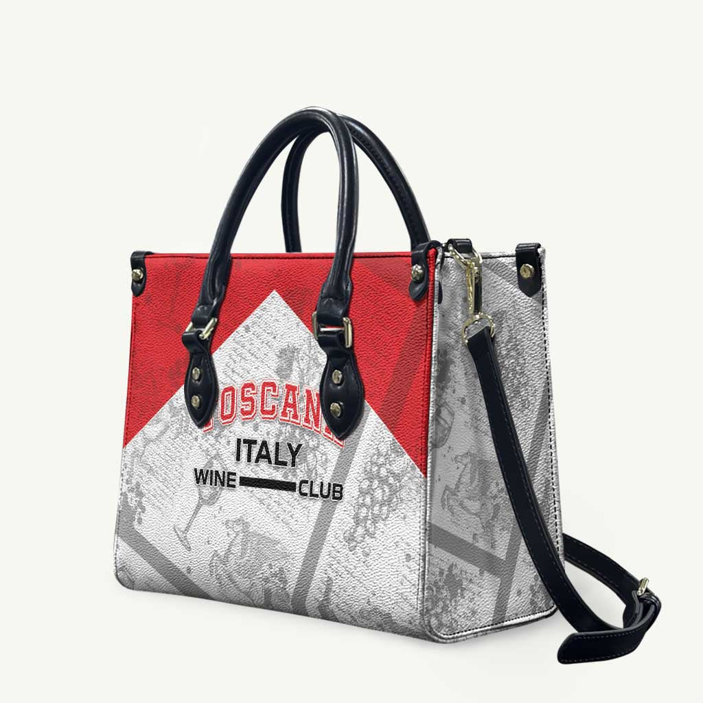 Italy Tuscany Leather Bag Toscana Wine Club - Wonder Print Shop