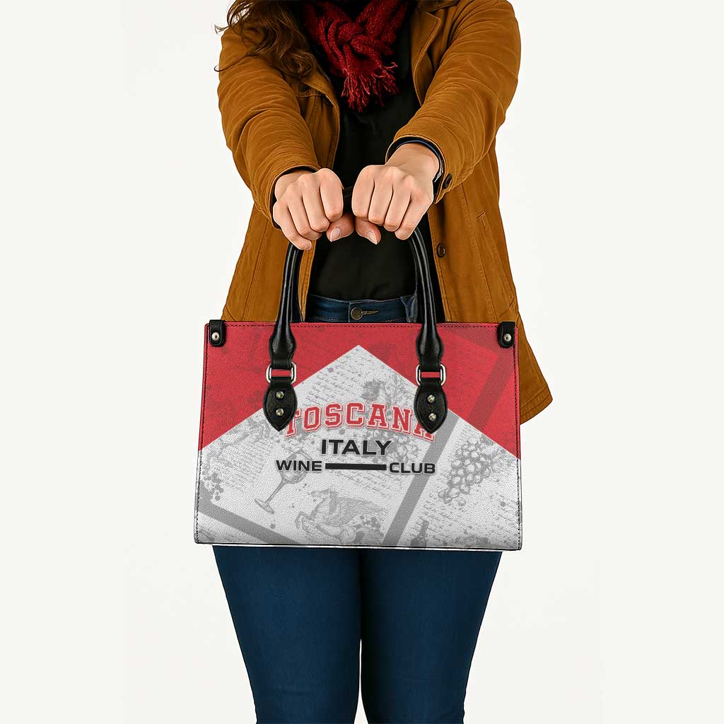 Italy Tuscany Leather Bag Toscana Wine Club - Wonder Print Shop