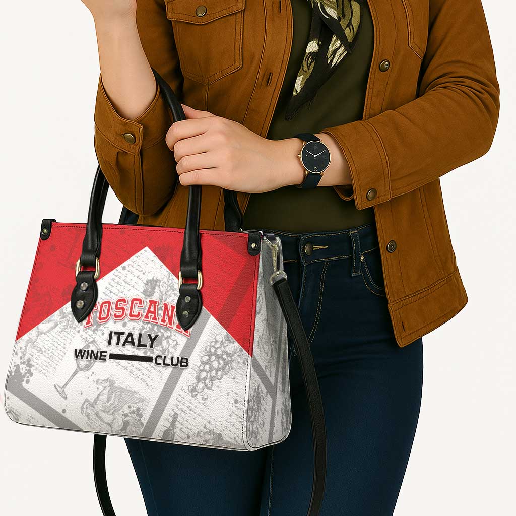 Italy Tuscany Leather Bag Toscana Wine Club - Wonder Print Shop