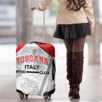 Italy Tuscany Luggage Cover Toscana Wine Club - Wonder Print Shop