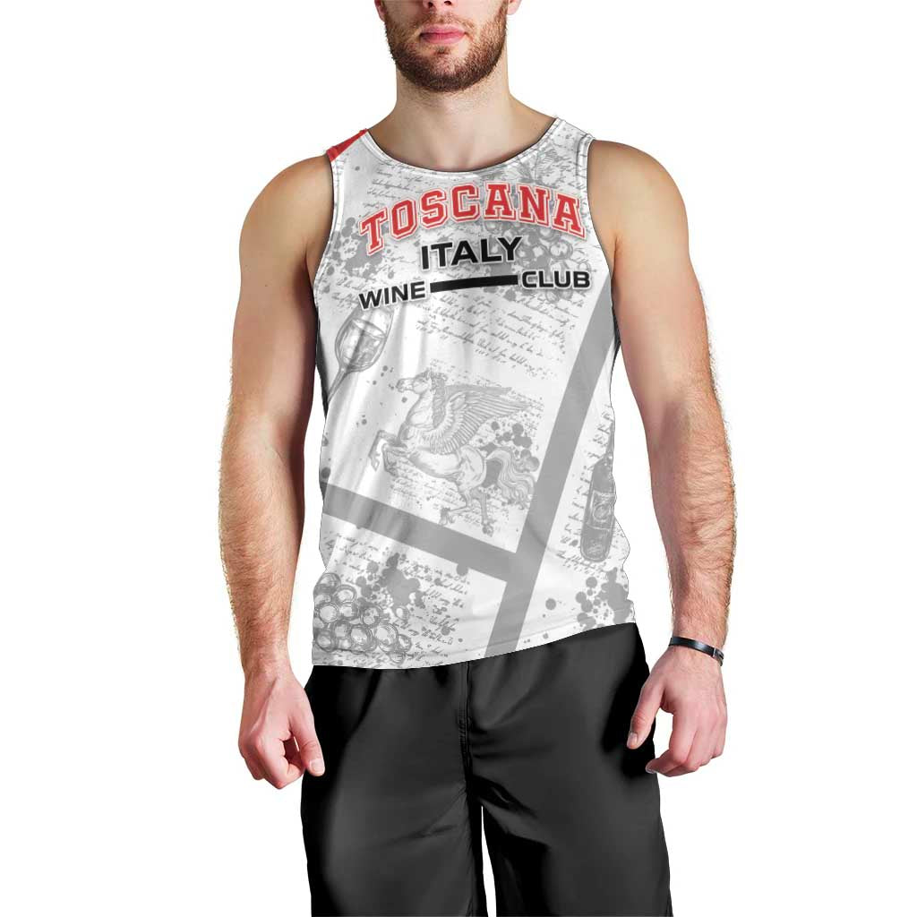 Personalized Italy Tuscany Men Tank Top Toscana Wine Club - Wonder Print Shop
