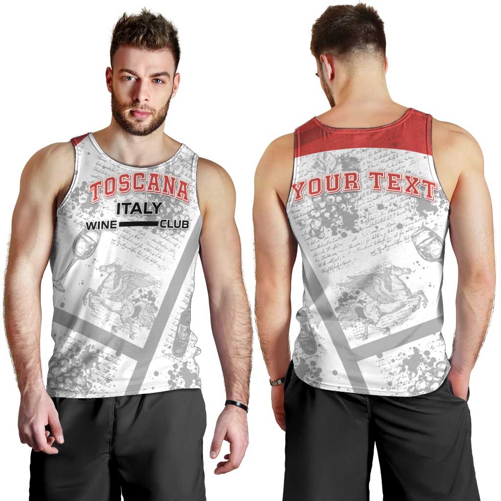 Personalized Italy Tuscany Men Tank Top Toscana Wine Club - Wonder Print Shop