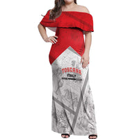 Personalized Italy Tuscany Off Shoulder Maxi Dress Toscana Wine Club - Wonder Print Shop