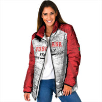 Personalized Italy Tuscany Padded Jacket Toscana Wine Club - Wonder Print Shop