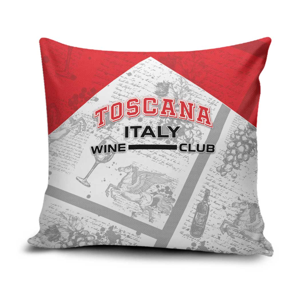Italy Tuscany Pillow Cover Toscana Wine Club - Wonder Print Shop