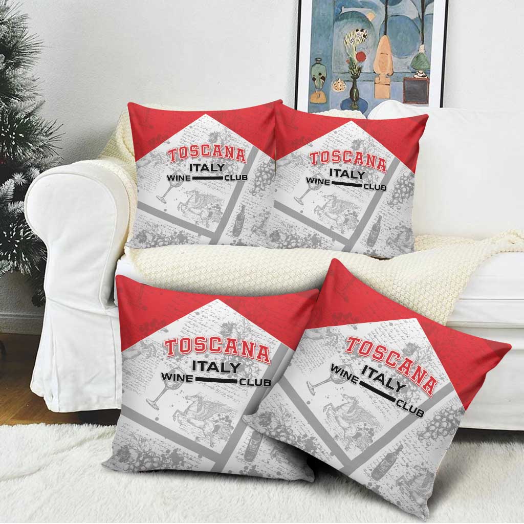 Italy Tuscany Pillow Cover Toscana Wine Club - Wonder Print Shop