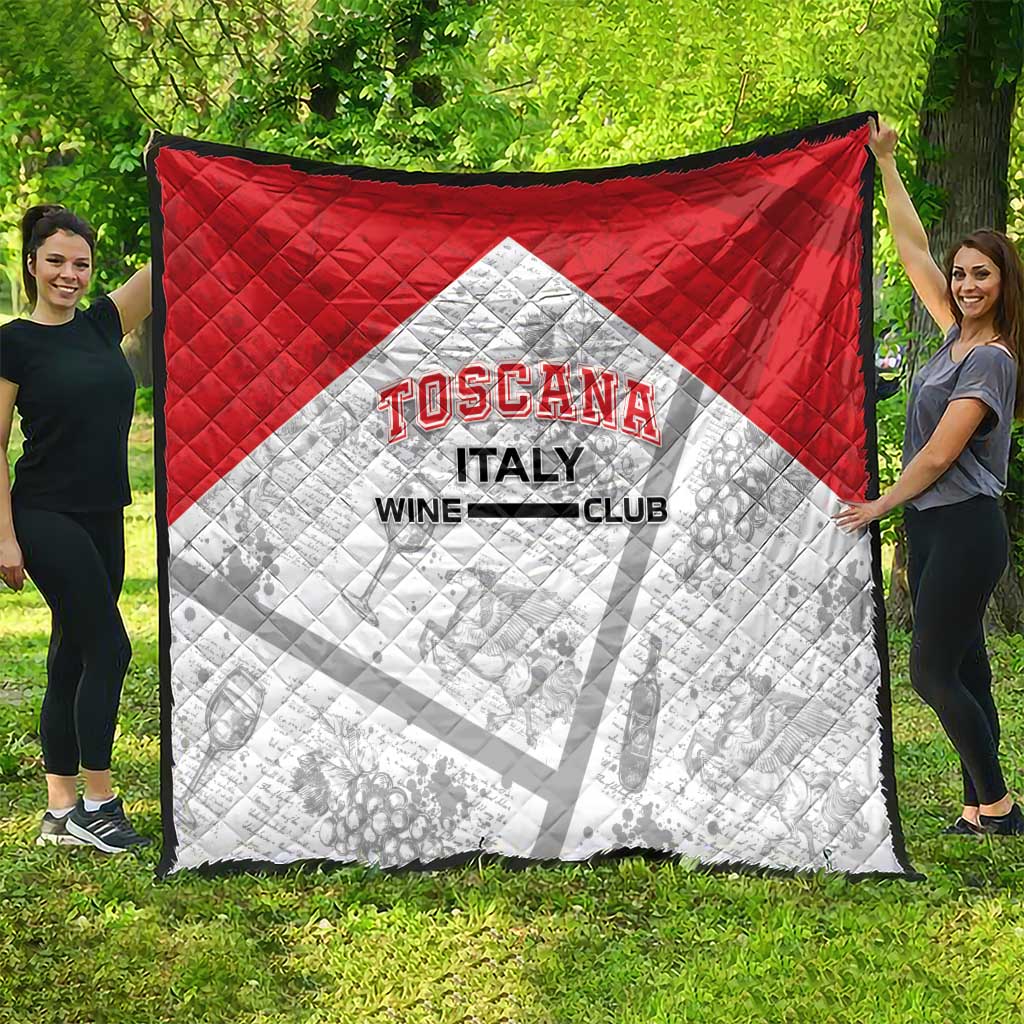 Italy Tuscany Quilt Toscana Wine Club - Wonder Print Shop