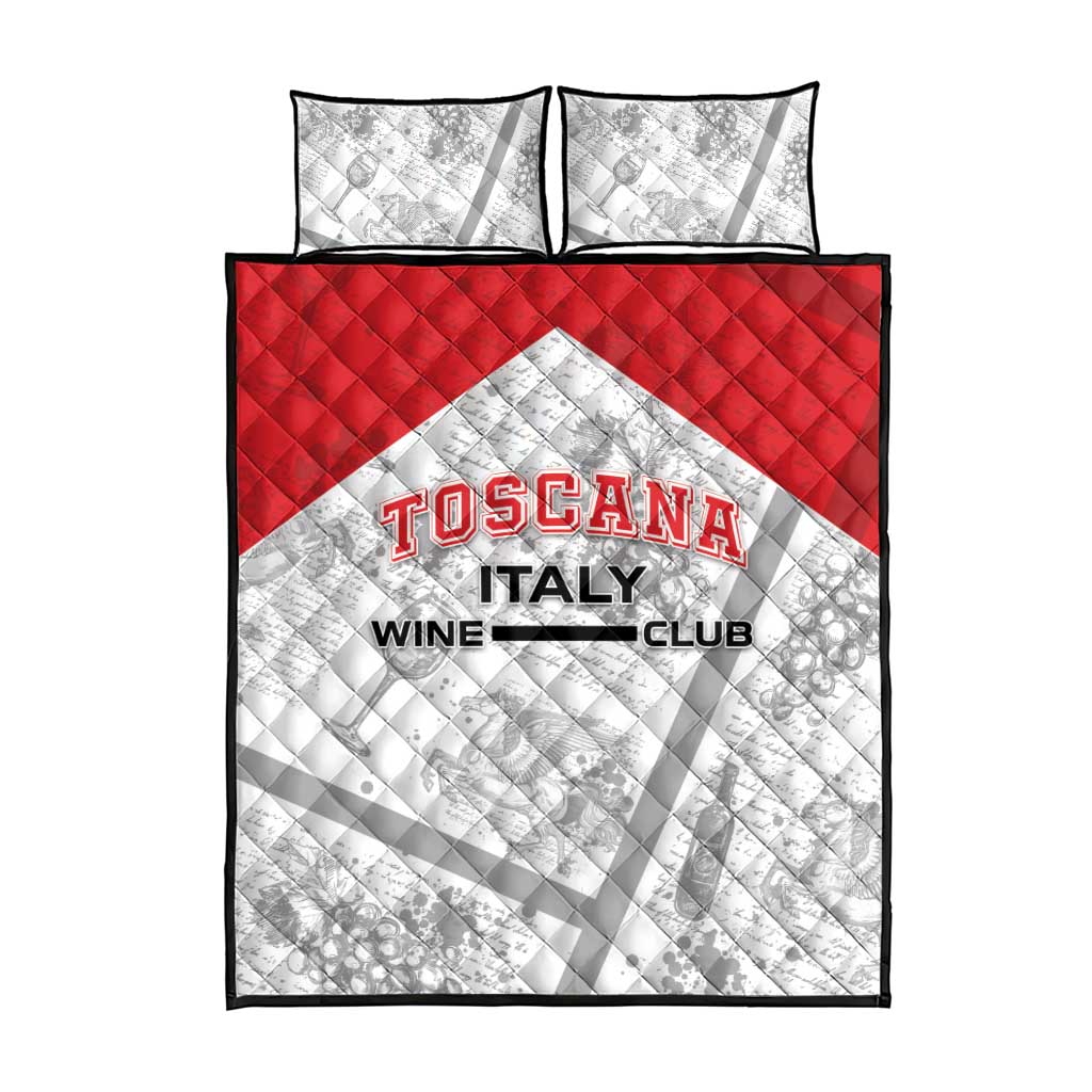 Italy Tuscany Quilt Bed Set Toscana Wine Club - Wonder Print Shop