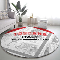 Italy Tuscany Round Carpet Toscana Wine Club - Wonder Print Shop