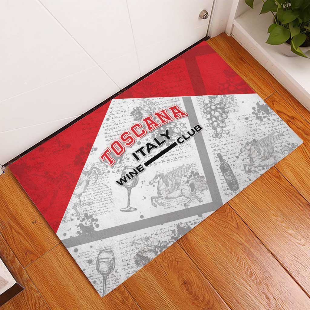 Italy Tuscany Rubber Doormat Toscana Wine Club - Wonder Print Shop