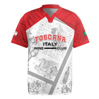 Personalized Italy Tuscany Rugby Jersey Toscana Wine Club - Wonder Print Shop