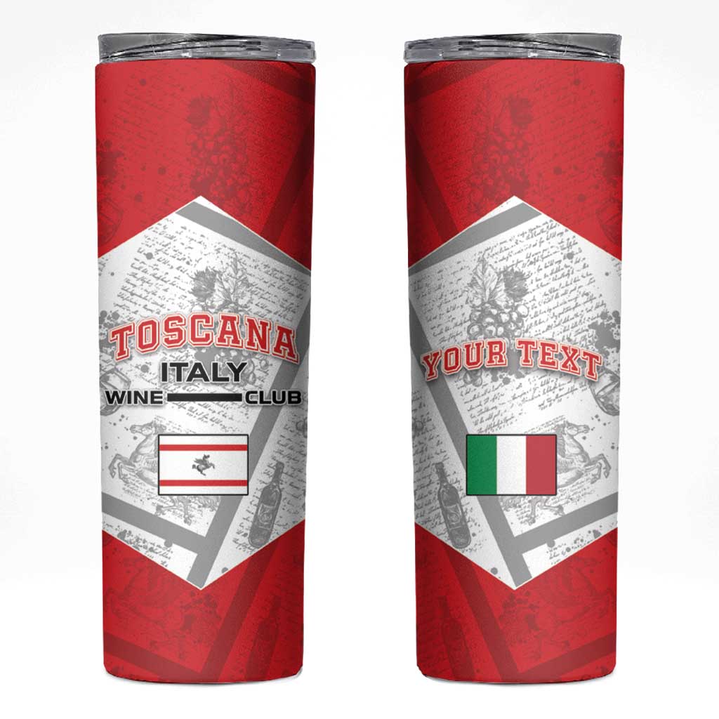 Personalized Italy Tuscany Skinny Tumbler Toscana Wine Club - Wonder Print Shop