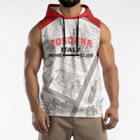 Personalized Italy Tuscany Sleeveless Hoodie Toscana Wine Club - Wonder Print Shop