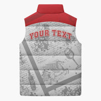 Personalized Italy Tuscany Sleeveless Puffer Jacket Toscana Wine Club - Wonder Print Shop