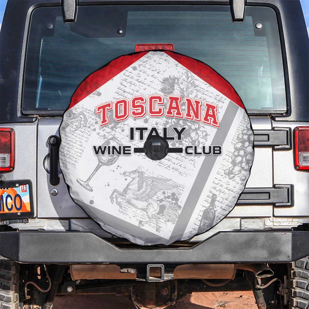 Italy Tuscany Spare Tire Cover Toscana Wine Club - Wonder Print Shop