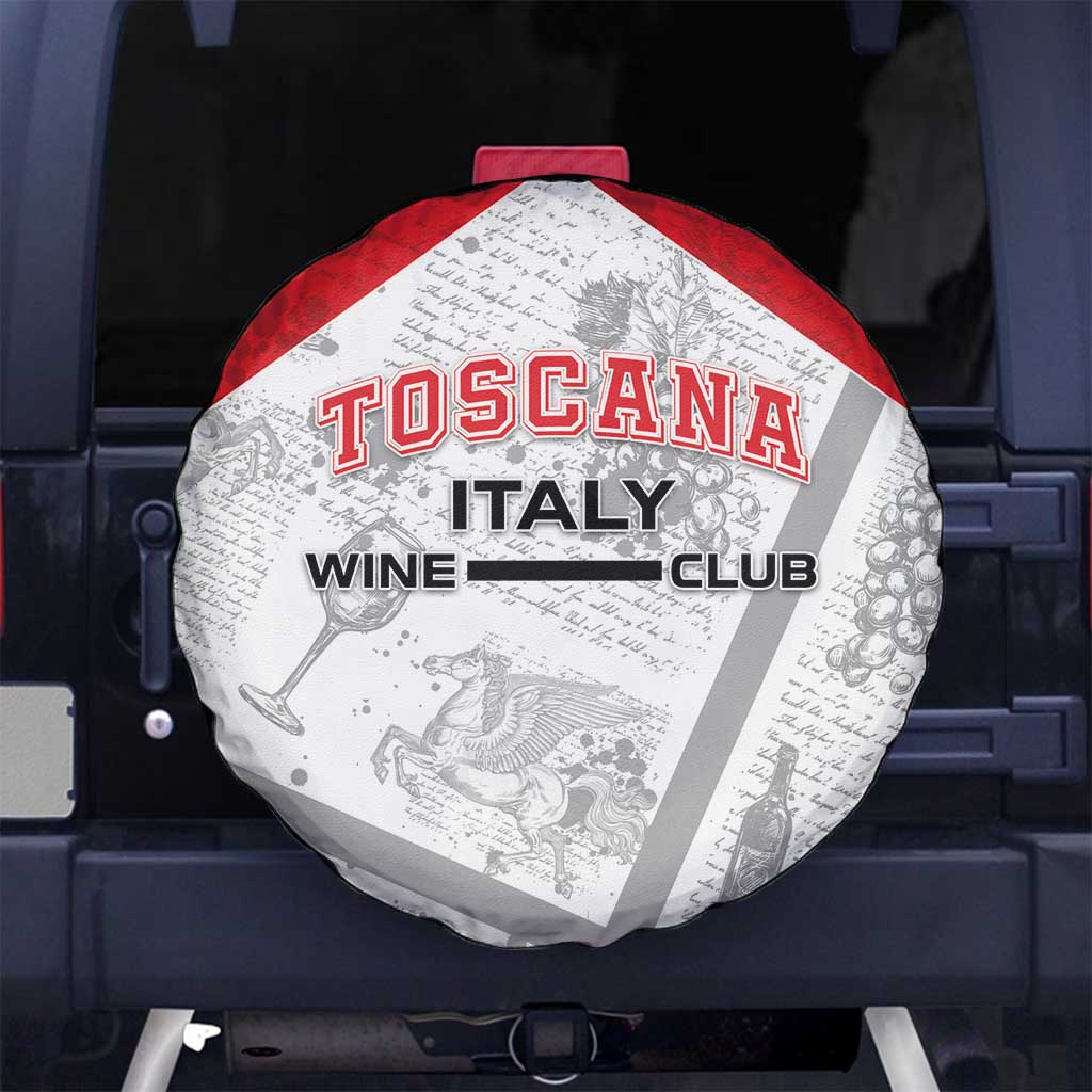 Italy Tuscany Spare Tire Cover Toscana Wine Club - Wonder Print Shop