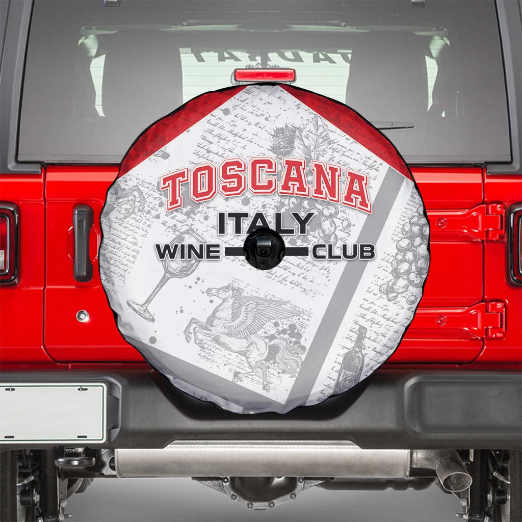 Italy Tuscany Spare Tire Cover Toscana Wine Club - Wonder Print Shop