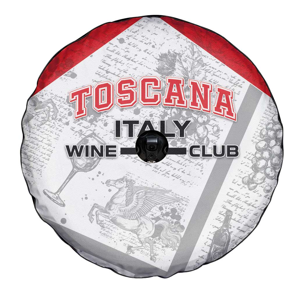 Italy Tuscany Spare Tire Cover Toscana Wine Club - Wonder Print Shop