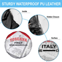 Italy Tuscany Spare Tire Cover Toscana Wine Club - Wonder Print Shop