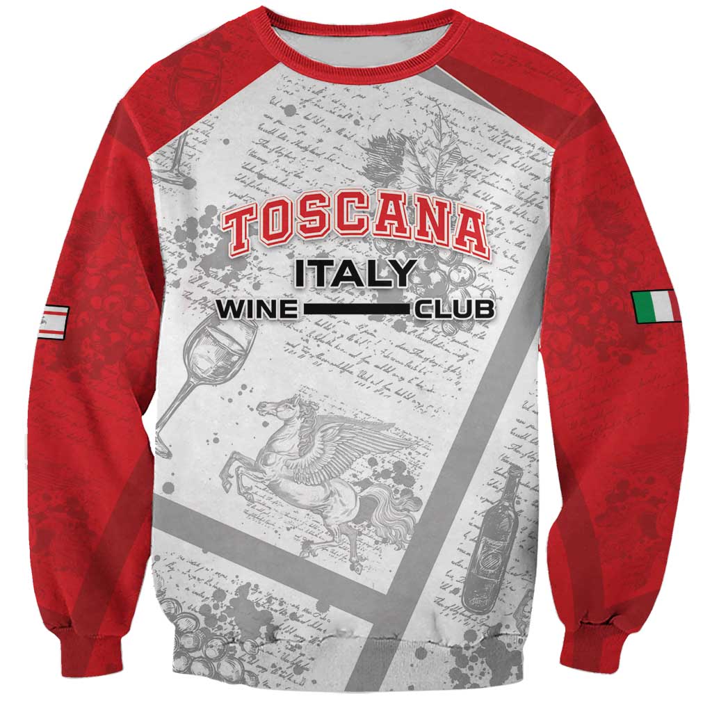 Personalized Italy Tuscany Sweatshirt Toscana Wine Club - Wonder Print Shop