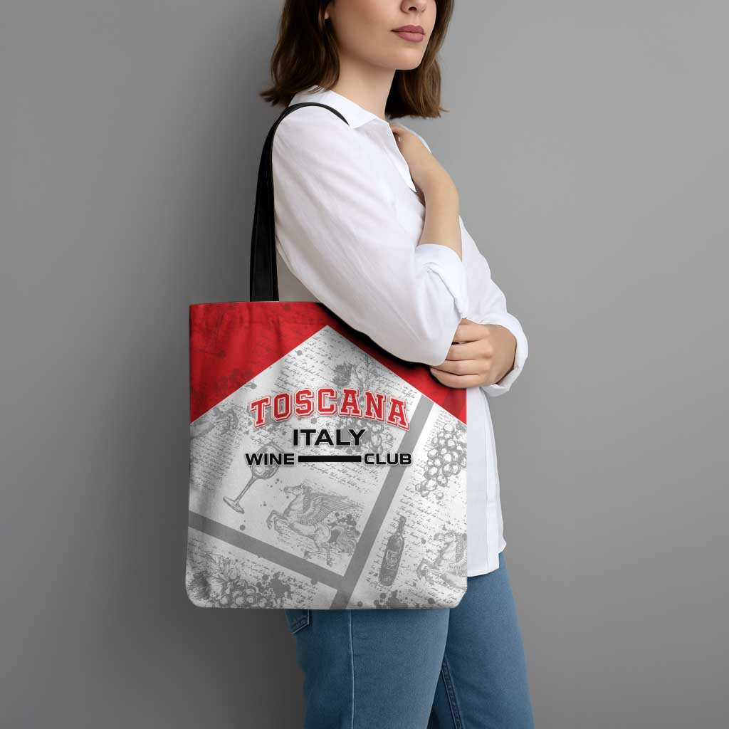Italy Tuscany Tote Bag Toscana Wine Club - Wonder Print Shop