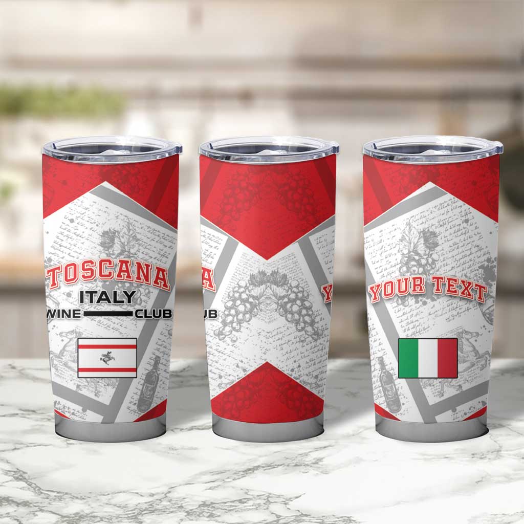 Personalized Italy Tuscany Tumbler Cup Toscana Wine Club - Wonder Print Shop