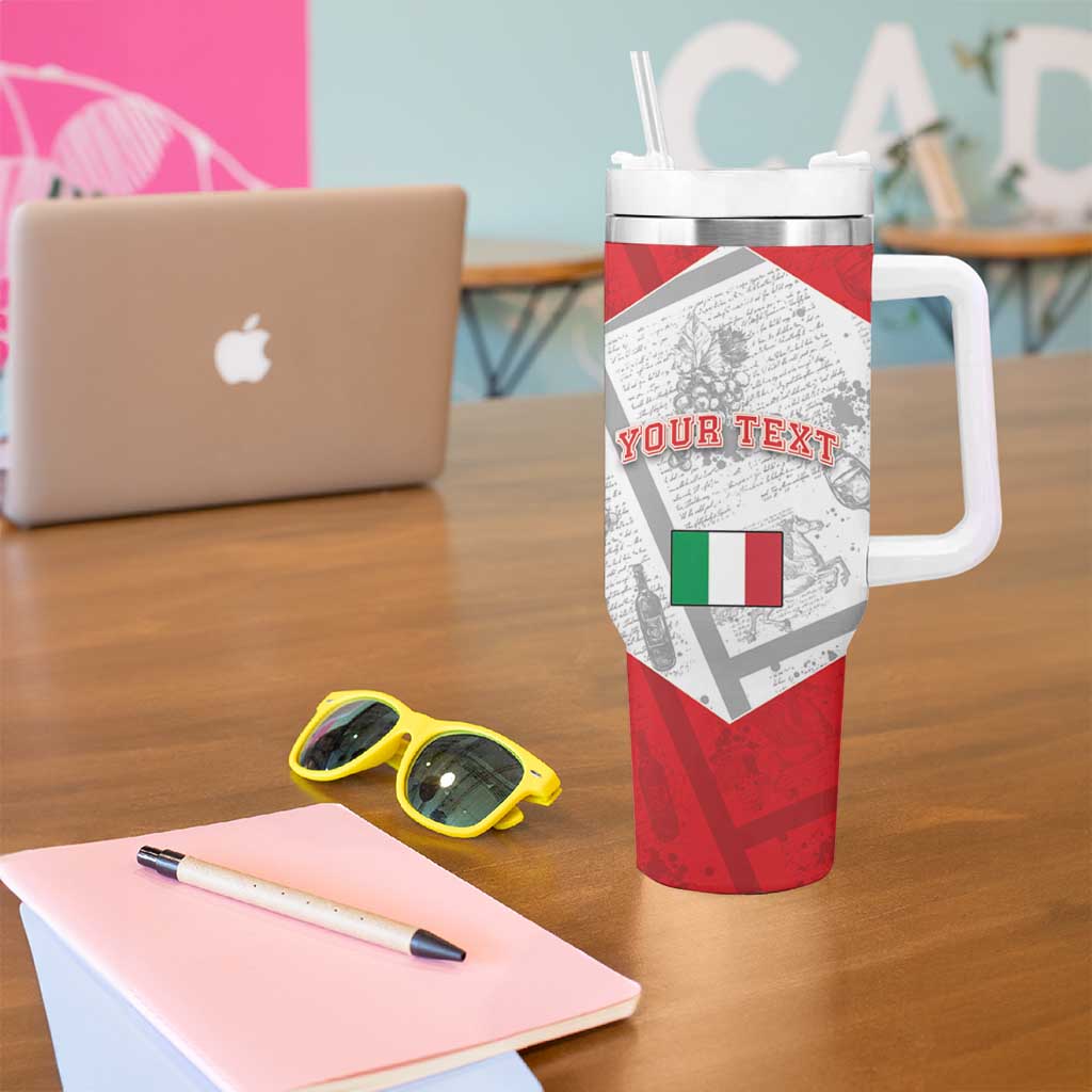 Personalized Italy Tuscany Tumbler With Handle Toscana Wine Club - Wonder Print Shop