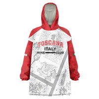 Personalized Italy Tuscany Wearable Blanket Hoodie Toscana Wine Club - Wonder Print Shop