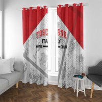 Italy Tuscany Window Curtain Toscana Wine Club - Wonder Print Shop