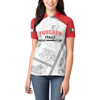 Personalized Italy Tuscany Women Polo Shirt Toscana Wine Club - Wonder Print Shop
