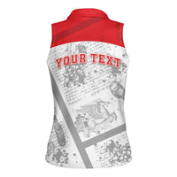 Personalized Italy Tuscany Women Sleeveless Polo Shirt Toscana Wine Club - Wonder Print Shop