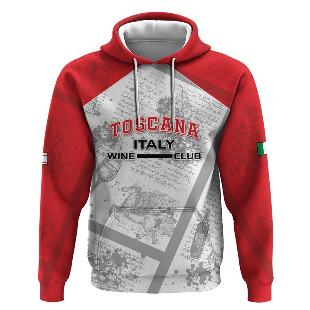 Personalized Italy Tuscany Zip Hoodie Toscana Wine Club - Wonder Print Shop